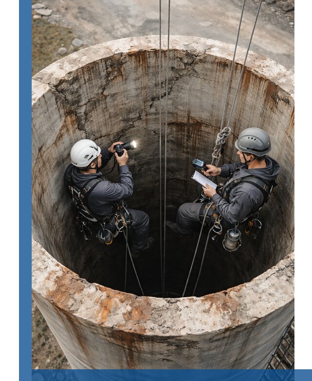 Обследование дымовой трубы: диагностика и оценка состояния в Волгограде